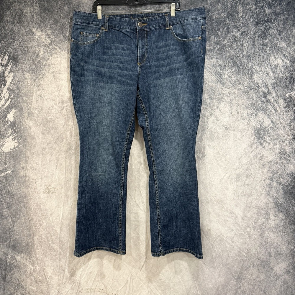 American Rag Cie Women's Blue Bootcut Jeans Size 20R Classic Denim Medium Wash
